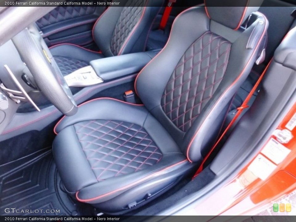 Nero Interior Front Seat for the 2010 Ferrari California  #90440832