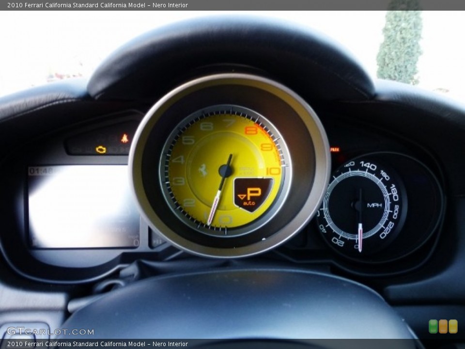 Nero Interior Gauges for the 2010 Ferrari California  #90440847