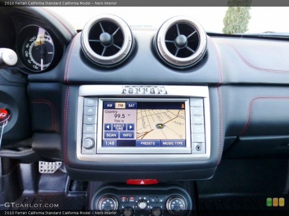 Nero Interior Navigation for the 2010 Ferrari California  #90440856