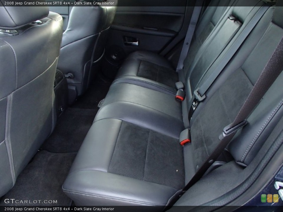 Dark Slate Gray Interior Rear Seat for the 2008 Jeep Grand Cherokee SRT8 4x4 #90445317