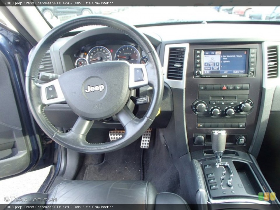Dark Slate Gray Interior Dashboard for the 2008 Jeep Grand Cherokee SRT8 4x4 #90445416