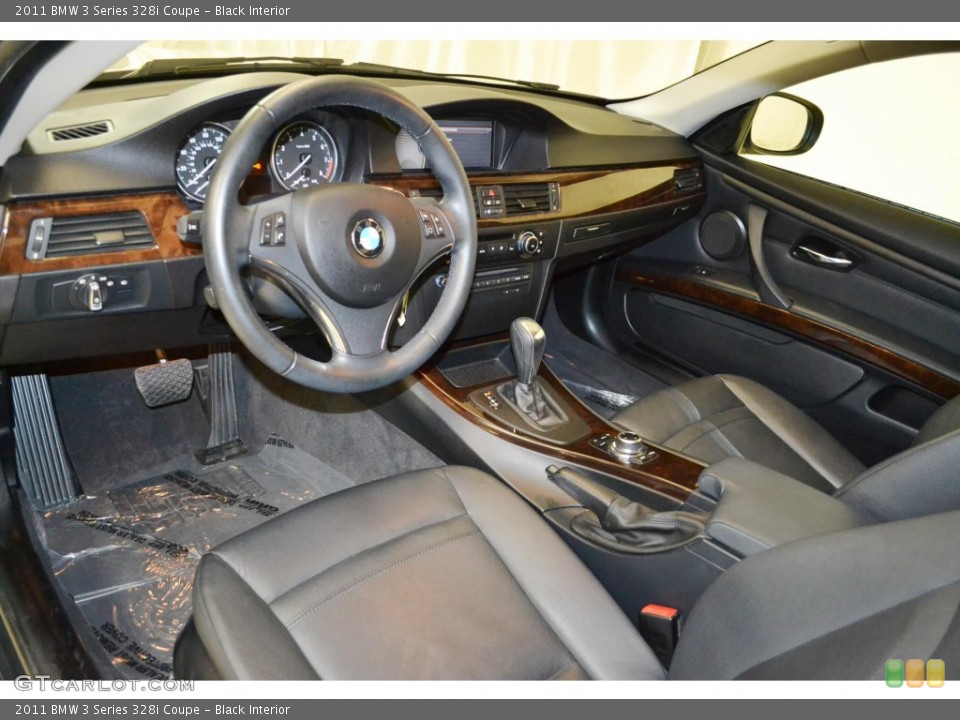 Black 2011 BMW 3 Series Interiors