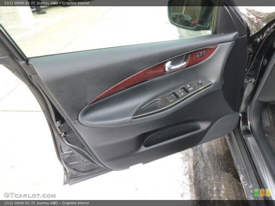 Graphite Interior Door Panel for the 2012 Infiniti EX 35 Journey AWD #90447681