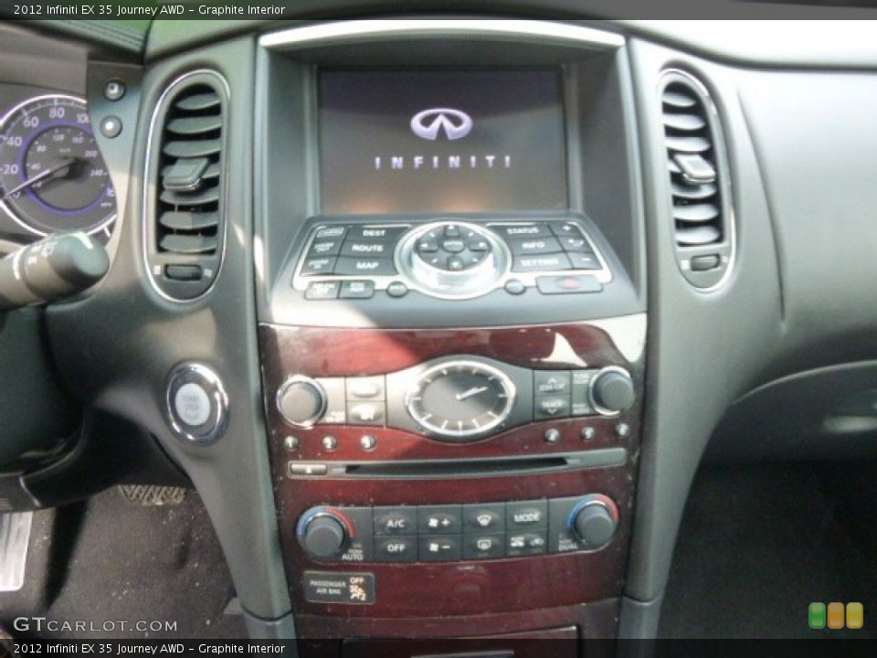Graphite Interior Controls for the 2012 Infiniti EX 35 Journey AWD #90447780