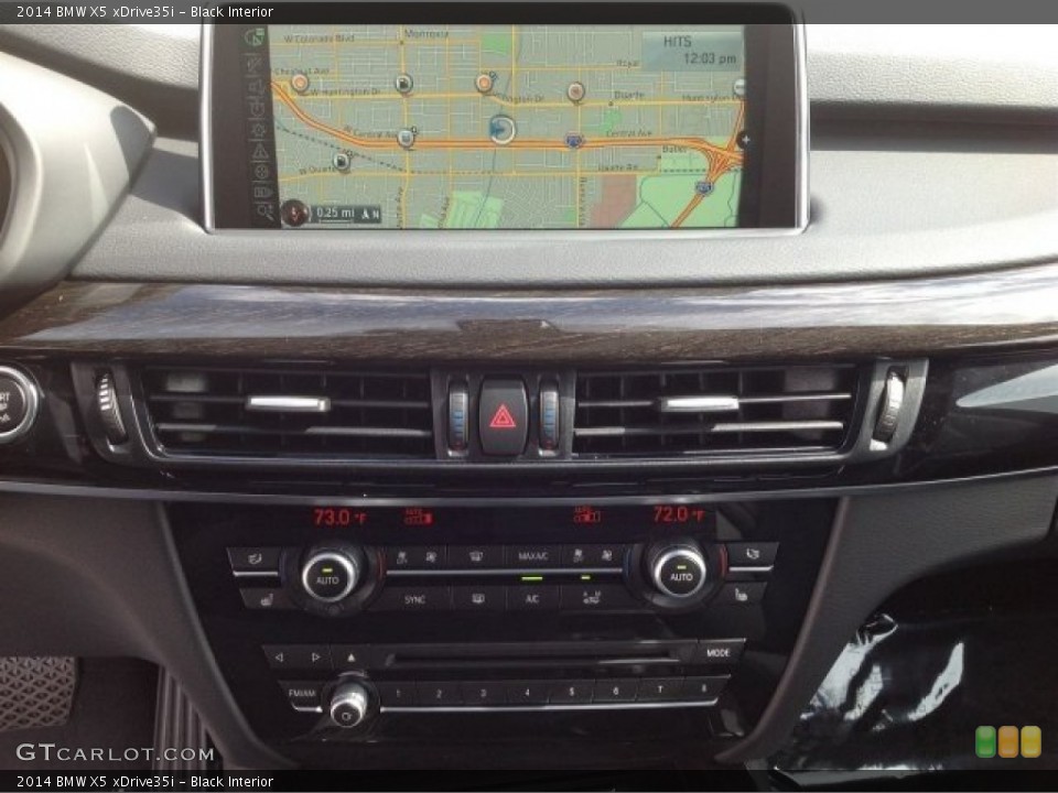 Black Interior Navigation for the 2014 BMW X5 xDrive35i #90457838
