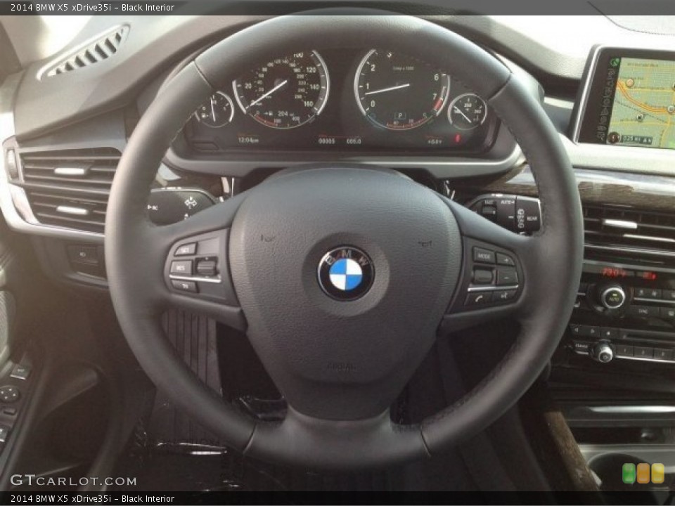 Black Interior Steering Wheel for the 2014 BMW X5 xDrive35i #90457851