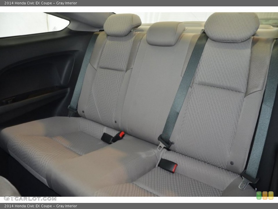 Gray Interior Rear Seat for the 2014 Honda Civic EX Coupe #90458514