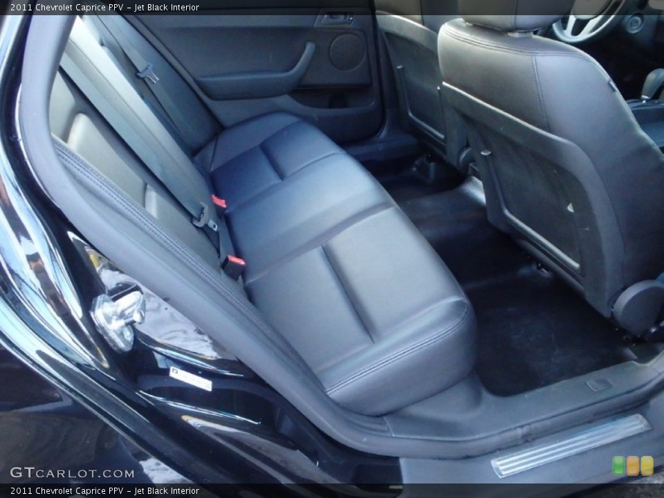 Jet Black Interior Rear Seat for the 2011 Chevrolet Caprice PPV #90460413