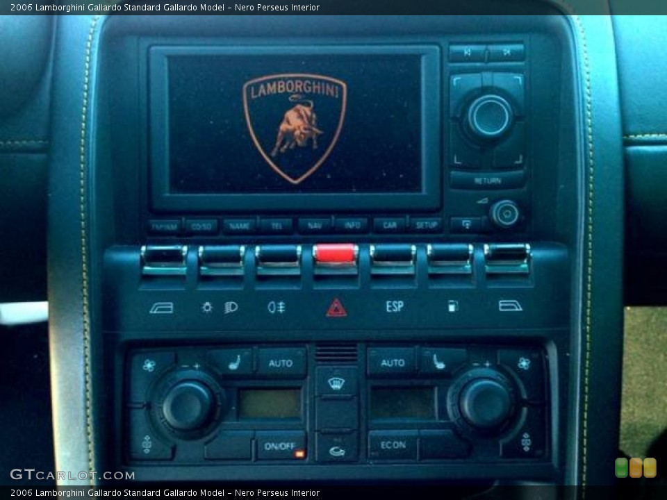 Nero Perseus Interior Controls for the 2006 Lamborghini Gallardo  #90467549