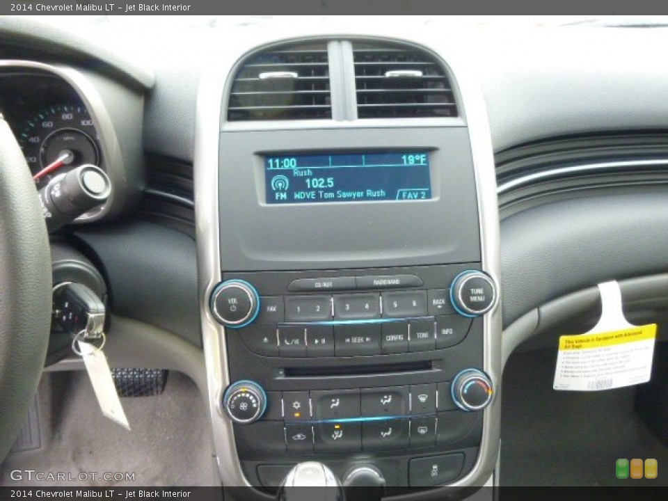 Jet Black Interior Controls for the 2014 Chevrolet Malibu LT #90469943
