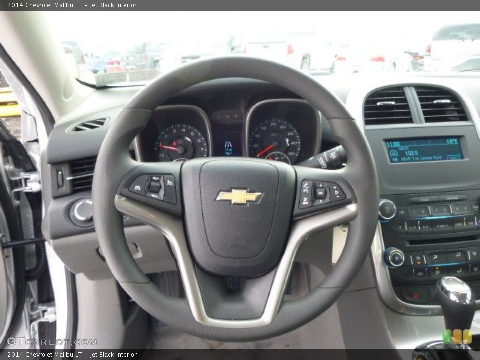 Jet Black Interior Steering Wheel for the 2014 Chevrolet Malibu LT #90469994