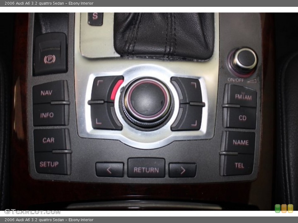 Ebony Interior Controls for the 2006 Audi A6 3.2 quattro Sedan #90471644
