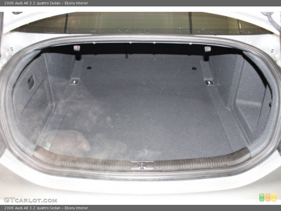 Ebony Interior Trunk for the 2006 Audi A6 3.2 quattro Sedan #90471845