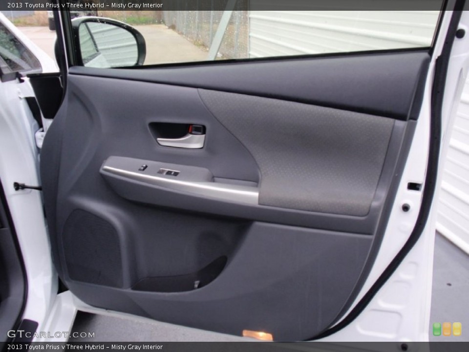 Misty Gray Interior Door Panel for the 2013 Toyota Prius v Three Hybrid #90480932