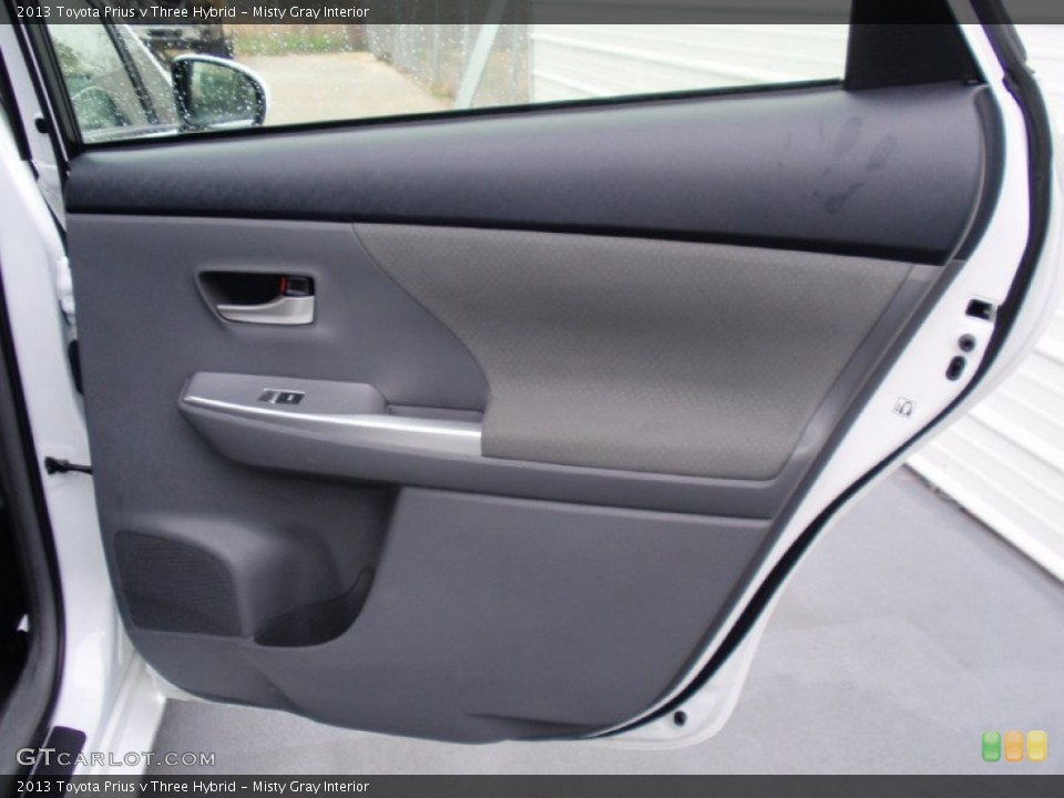 Misty Gray Interior Door Panel for the 2013 Toyota Prius v Three Hybrid #90480971