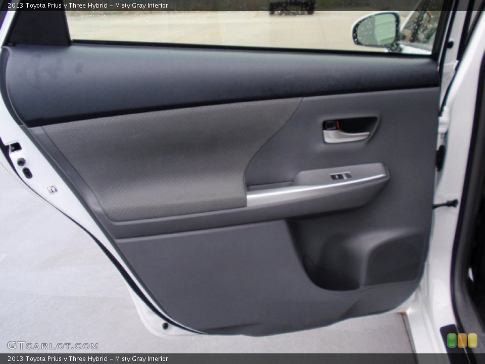 Misty Gray Interior Door Panel for the 2013 Toyota Prius v Three Hybrid #90481058