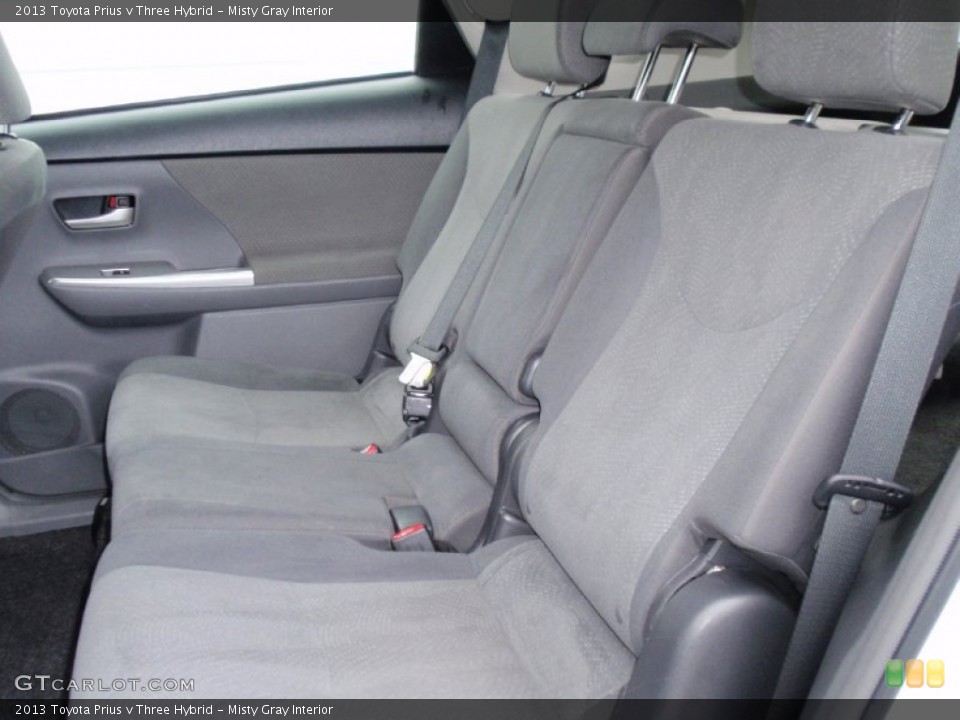 Misty Gray Interior Rear Seat for the 2013 Toyota Prius v Three Hybrid #90481124