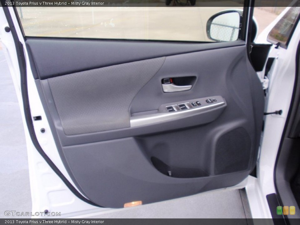 Misty Gray Interior Door Panel for the 2013 Toyota Prius v Three Hybrid #90481148