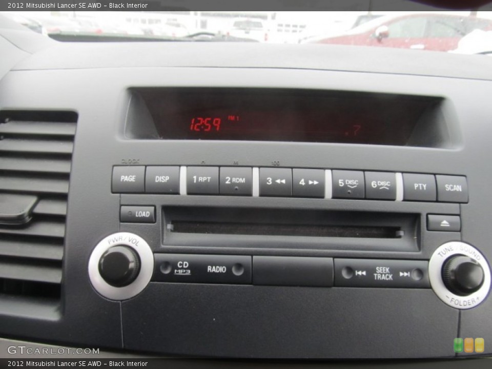 Black Interior Audio System for the 2012 Mitsubishi Lancer SE AWD #90490418