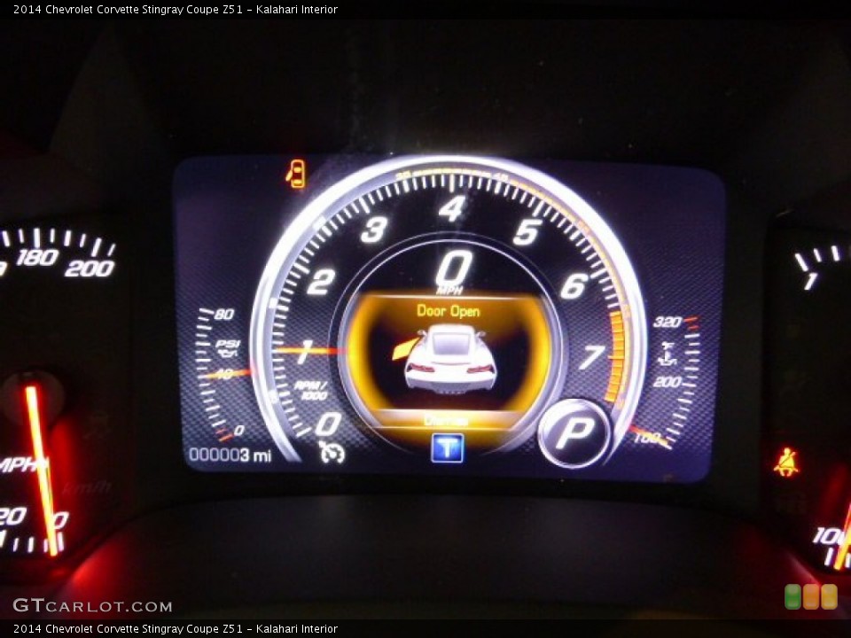 Kalahari Interior Gauges for the 2014 Chevrolet Corvette Stingray Coupe Z51 #90493298