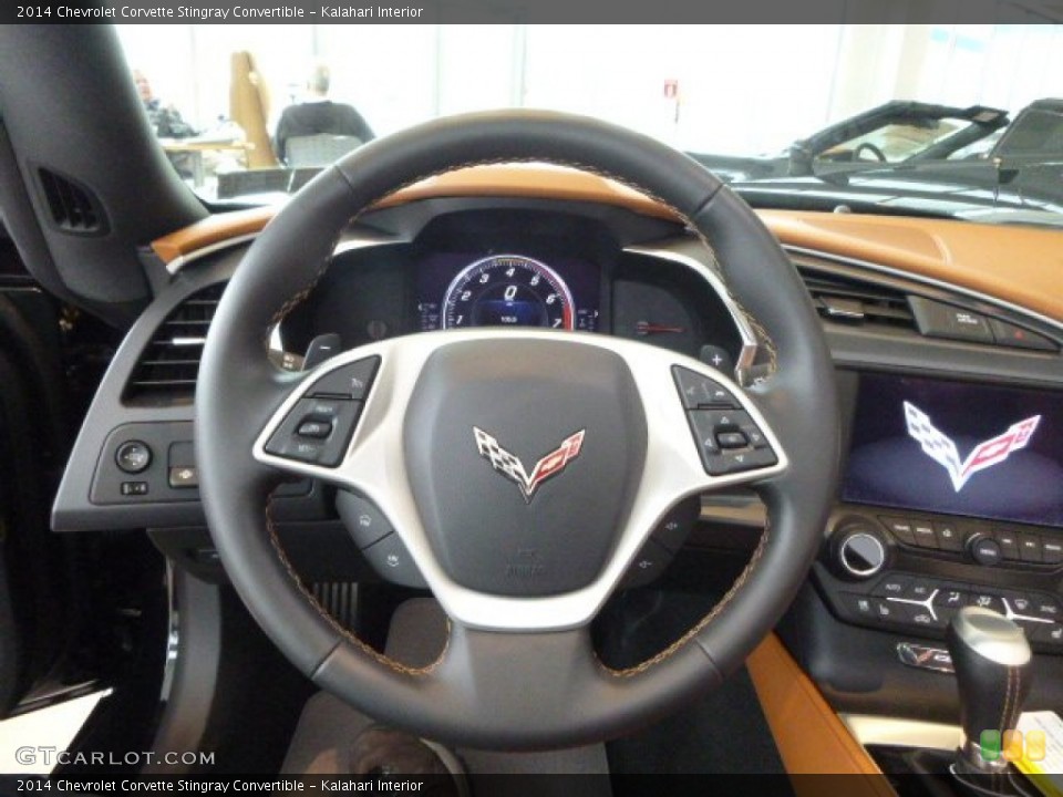 Kalahari Interior Steering Wheel for the 2014 Chevrolet Corvette Stingray Convertible #90493412
