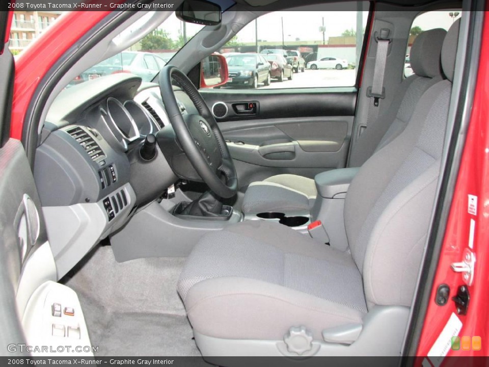 Graphite Gray Interior Photo for the 2008 Toyota Tacoma X-Runner #9049393