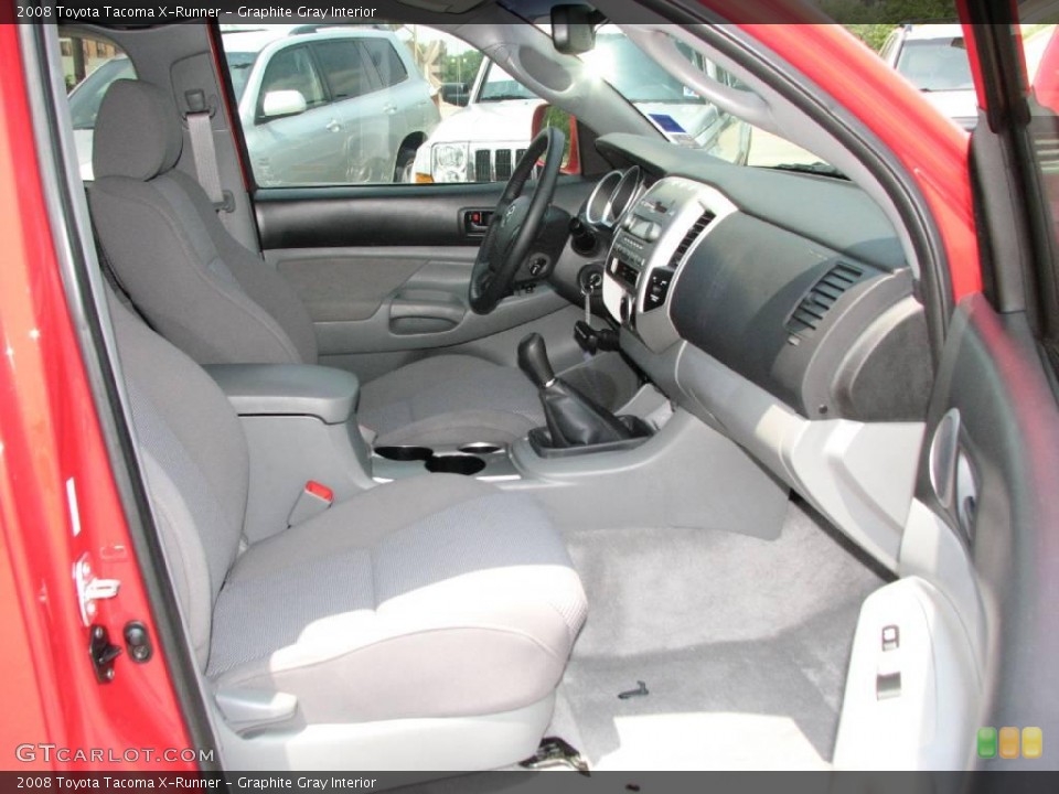 Graphite Gray Interior Photo for the 2008 Toyota Tacoma X-Runner #9049398