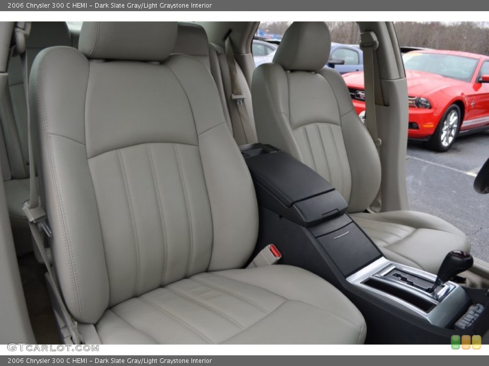 Dark Slate Gray/Light Graystone Interior Front Seat for the 2006 Chrysler 300 C HEMI #90501297