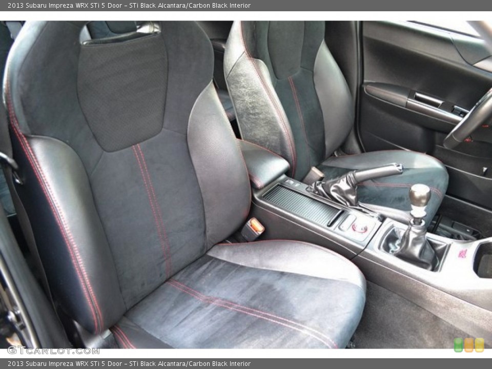 STi Black Alcantara/Carbon Black Interior Front Seat for the 2013 Subaru Impreza WRX STi 5 Door #90504717