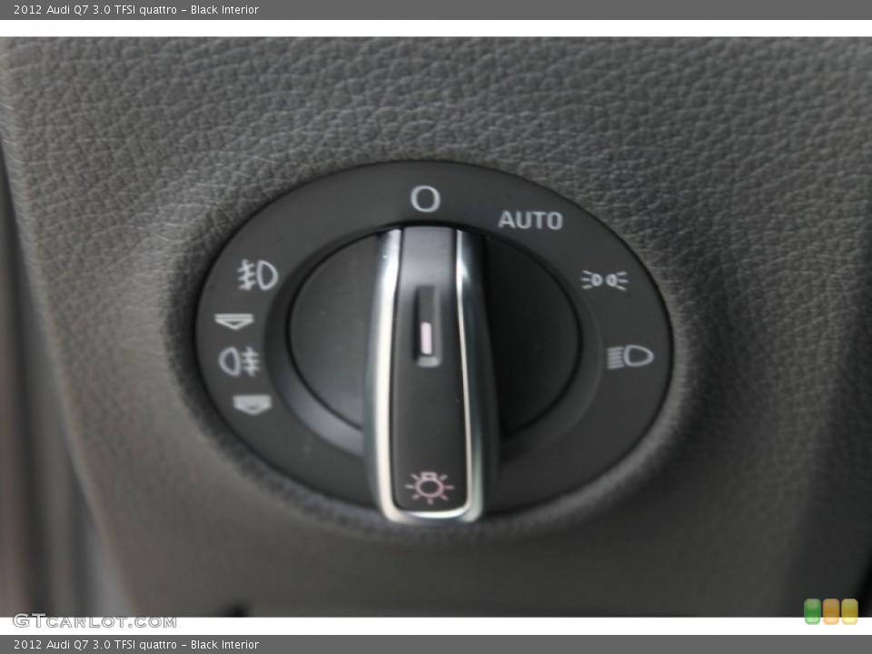 Black Interior Controls for the 2012 Audi Q7 3.0 TFSI quattro #90508710