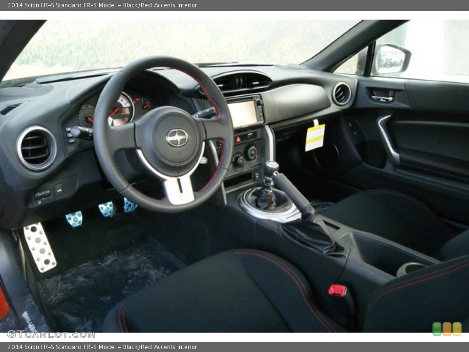 Black/Red Accents Interior Prime Interior for the 2014 Scion FR-S  #90512907