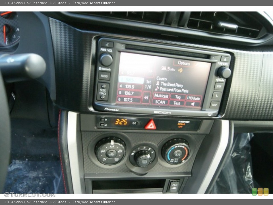 Black/Red Accents Interior Controls for the 2014 Scion FR-S  #90512922