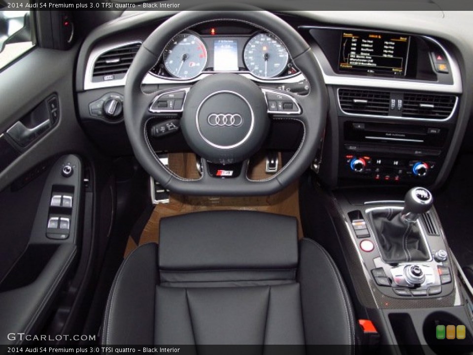 Black Interior Dashboard for the 2014 Audi S4 Premium plus 3.0 TFSI quattro #90515565
