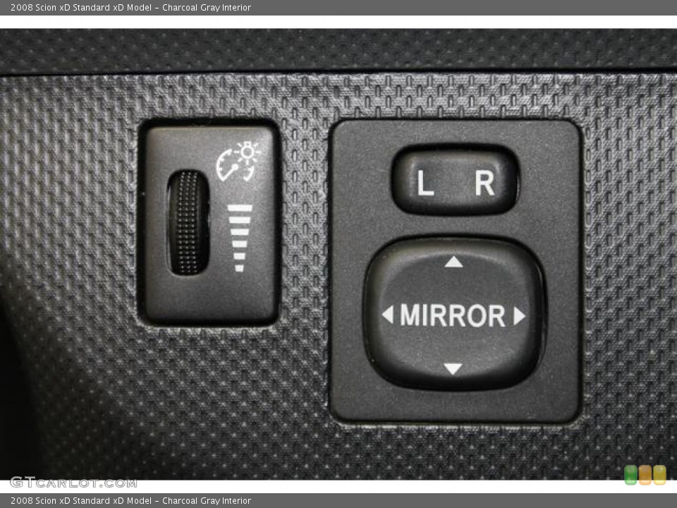 Charcoal Gray Interior Controls for the 2008 Scion xD  #90517332