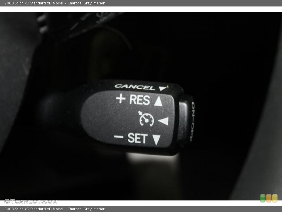 Charcoal Gray Interior Controls for the 2008 Scion xD  #90517392
