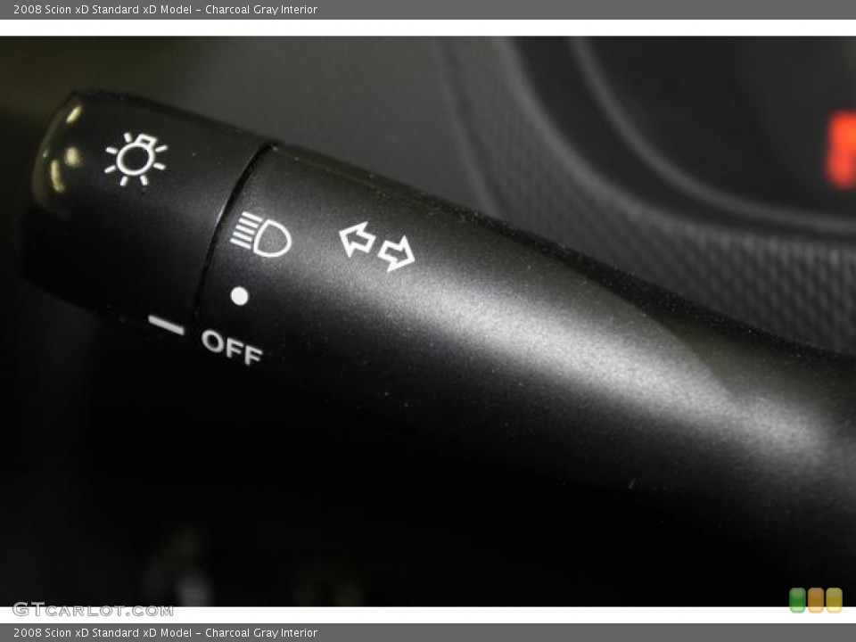 Charcoal Gray Interior Controls for the 2008 Scion xD  #90517399