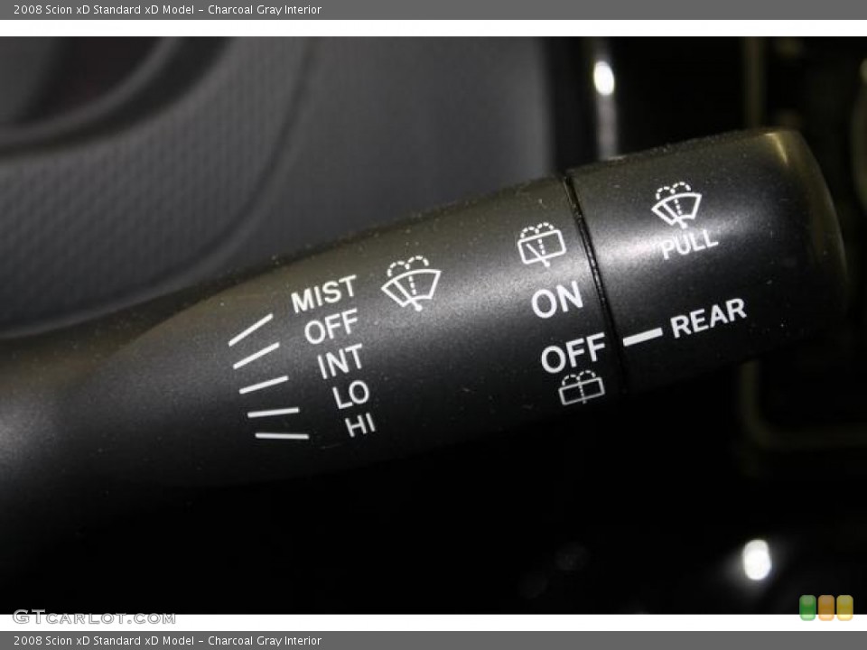 Charcoal Gray Interior Controls for the 2008 Scion xD  #90517410