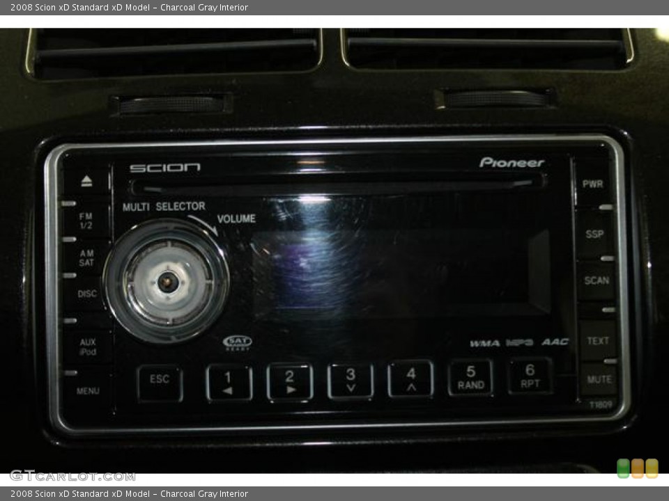 Charcoal Gray Interior Audio System for the 2008 Scion xD  #90517428