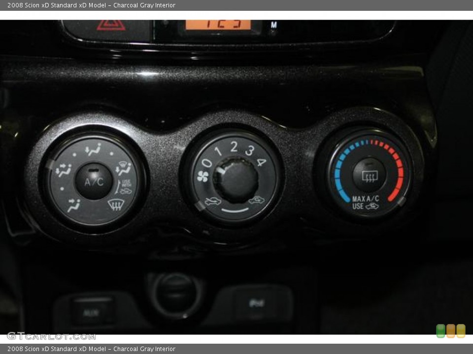 Charcoal Gray Interior Controls for the 2008 Scion xD  #90517449