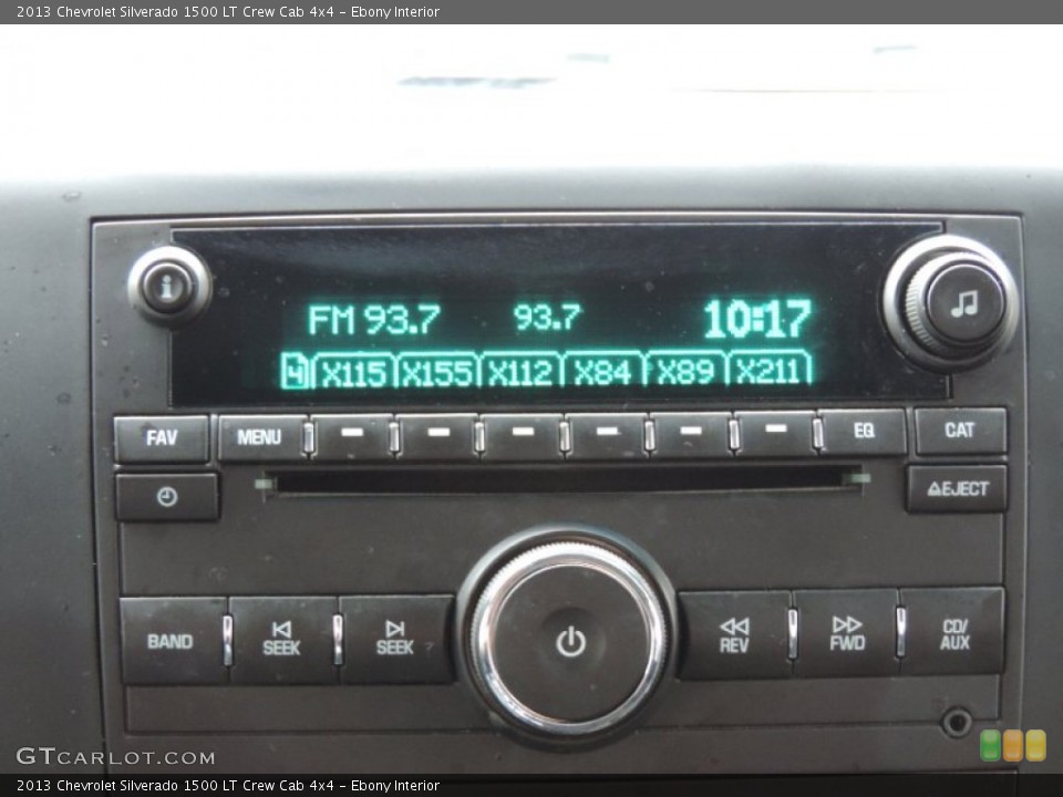 Ebony Interior Controls for the 2013 Chevrolet Silverado 1500 LT Crew Cab 4x4 #90518010