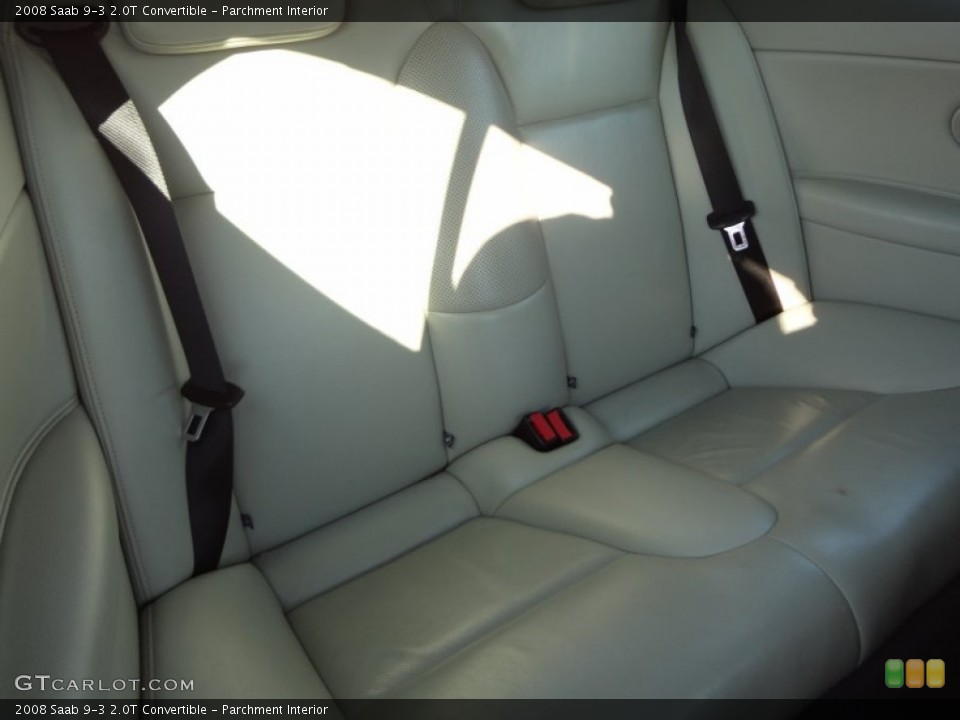 Parchment Interior Rear Seat for the 2008 Saab 9-3 2.0T Convertible #90523252
