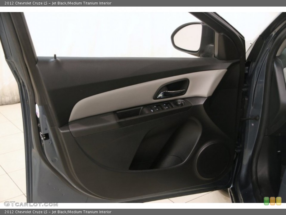 Jet Black/Medium Titanium Interior Door Panel for the 2012 Chevrolet Cruze LS #90524131