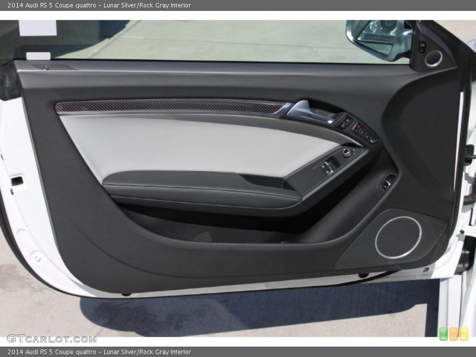 Lunar Silver/Rock Gray Interior Door Panel for the 2014 Audi RS 5 Coupe quattro #90531905