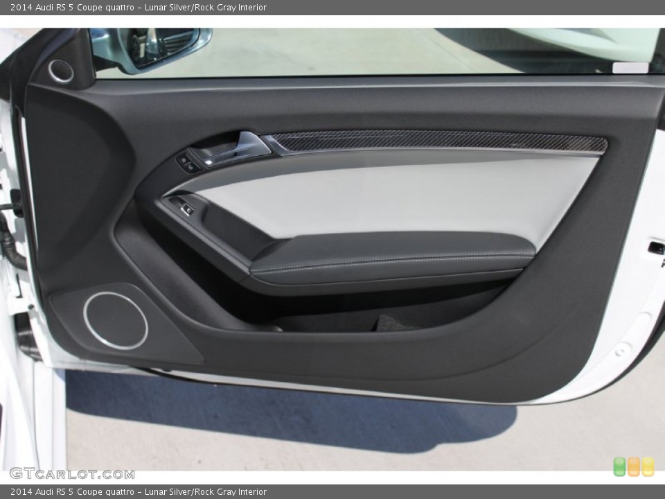 Lunar Silver/Rock Gray Interior Door Panel for the 2014 Audi RS 5 Coupe quattro #90532151