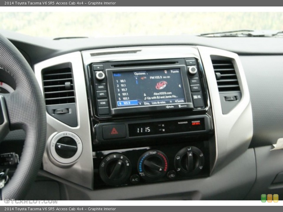 Graphite Interior Controls for the 2014 Toyota Tacoma V6 SR5 Access Cab 4x4 #90532763