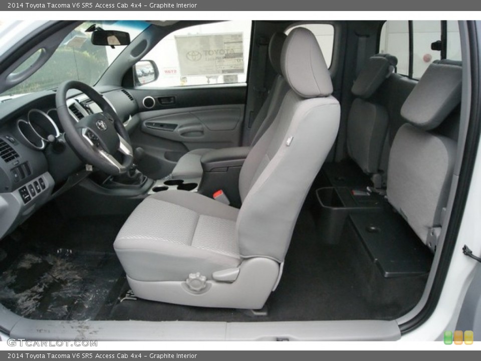 Graphite Interior Prime Interior for the 2014 Toyota Tacoma V6 SR5 Access Cab 4x4 #90532793
