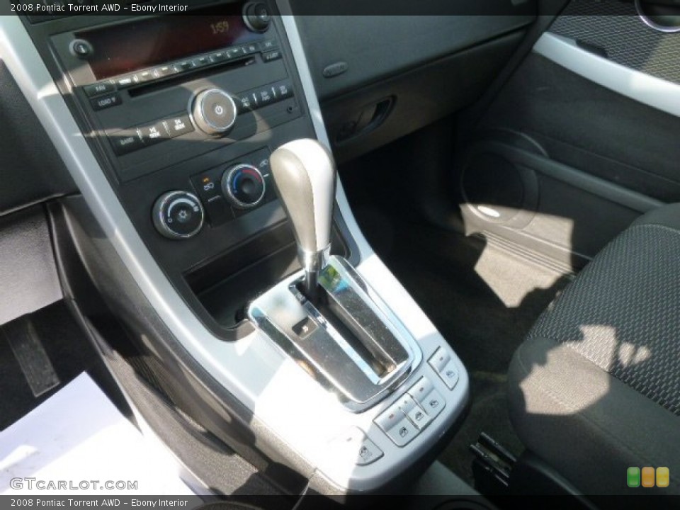 Ebony Interior Transmission for the 2008 Pontiac Torrent AWD #90537069