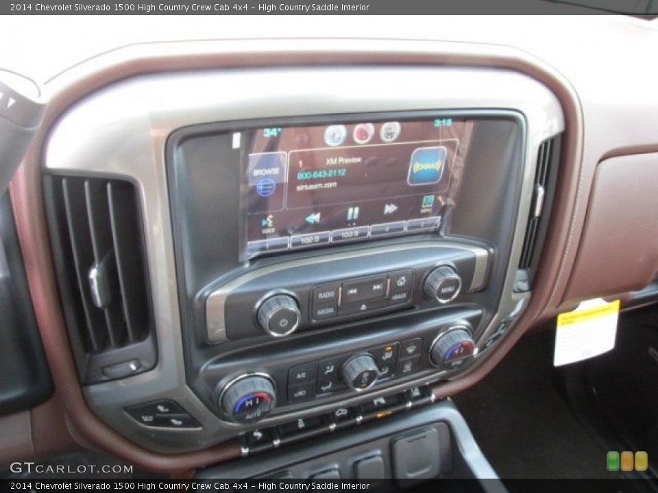 High Country Saddle Interior Controls for the 2014 Chevrolet Silverado 1500 High Country Crew Cab 4x4 #90537605