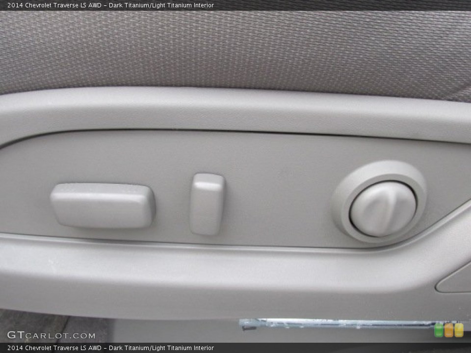 Dark Titanium/Light Titanium Interior Controls for the 2014 Chevrolet Traverse LS AWD #90538532