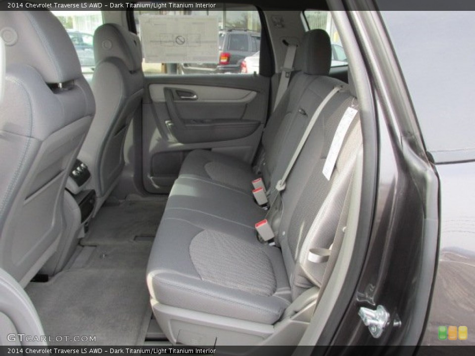 Dark Titanium/Light Titanium Interior Rear Seat for the 2014 Chevrolet Traverse LS AWD #90538634